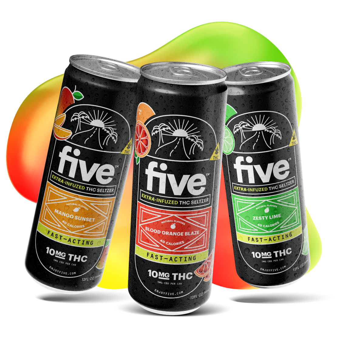 Five CBD product range