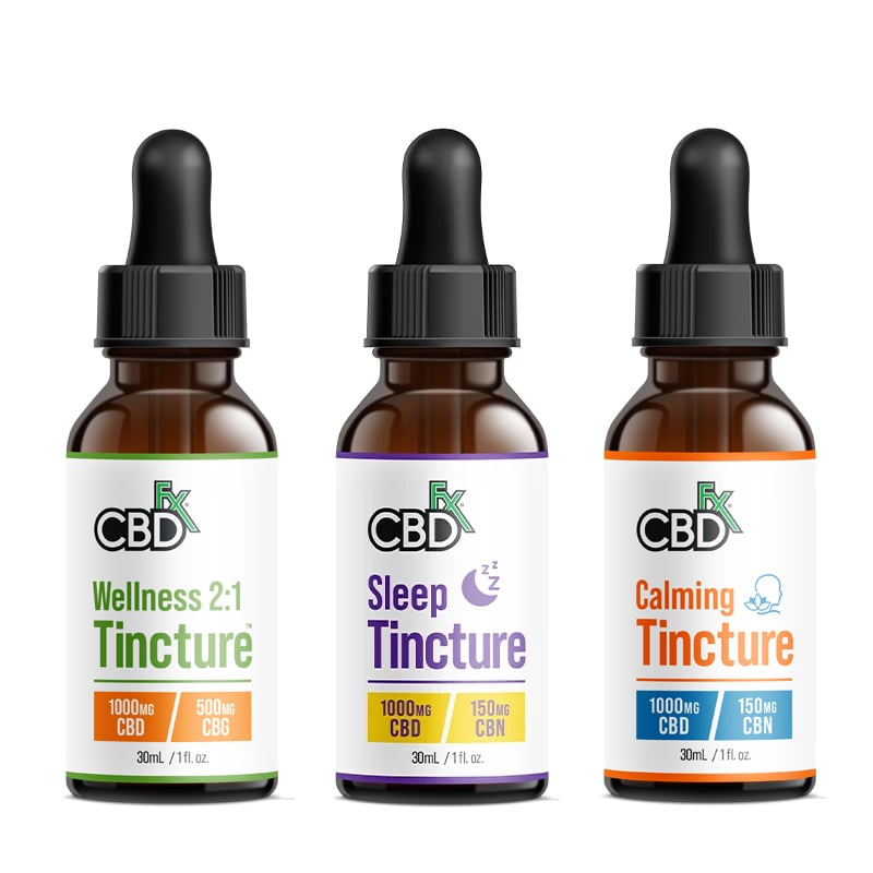 CBDfx product range