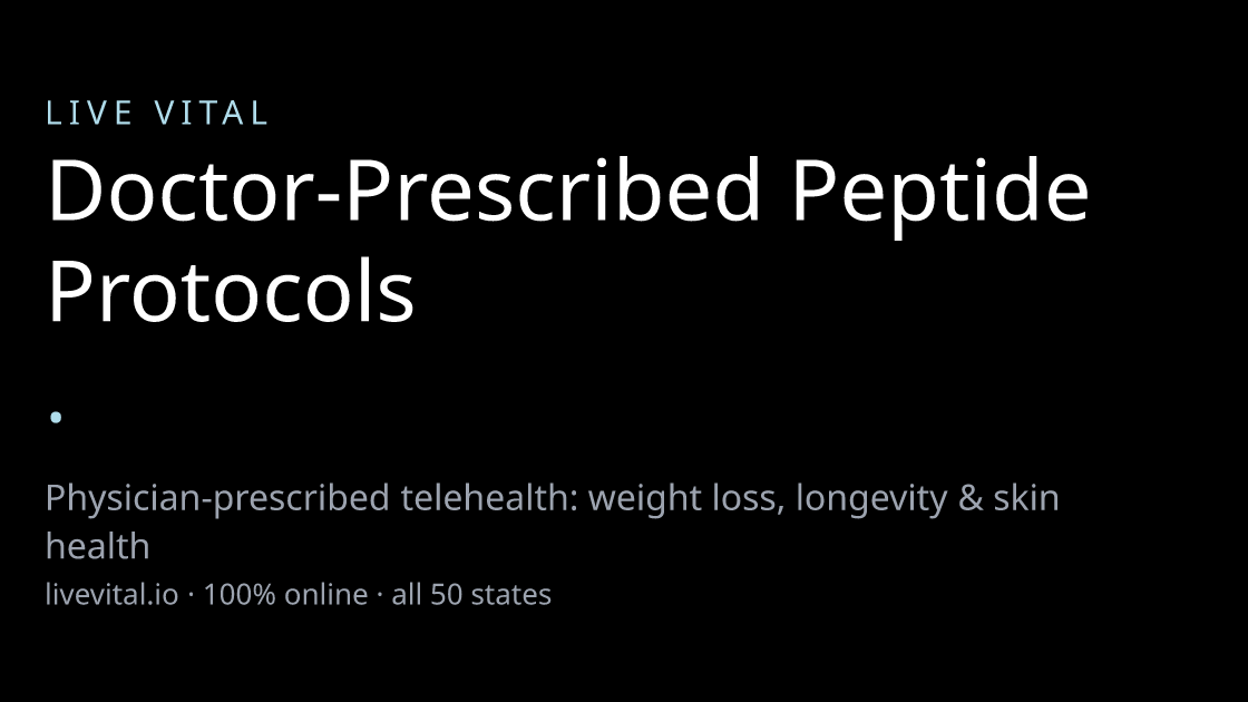 Live Vital Review: Peptides With a Point of View — Our Honest Assessment