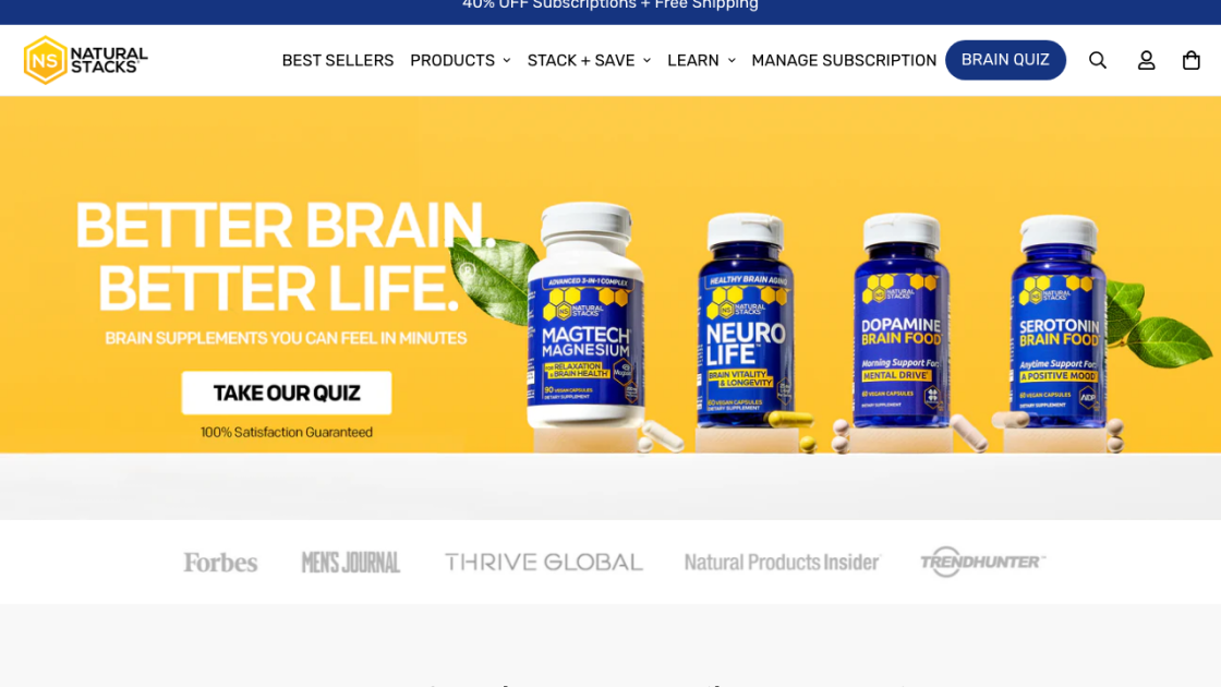 Natural Stacks Review: The Nootropic Brand That Shows Its Homework