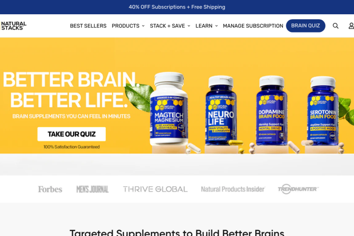 Natural Stacks Review: The Nootropic Brand That Shows Its Homework